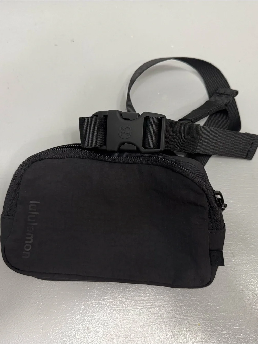 lululemon athletica Black Compact Crossbody/Waist Pouch